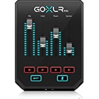 Los mejores  - TC Helicon GoXLR Mini- Mixer &amp- USB Audio Interface for Streamers- Gamers &amp- Podcasters- Mini